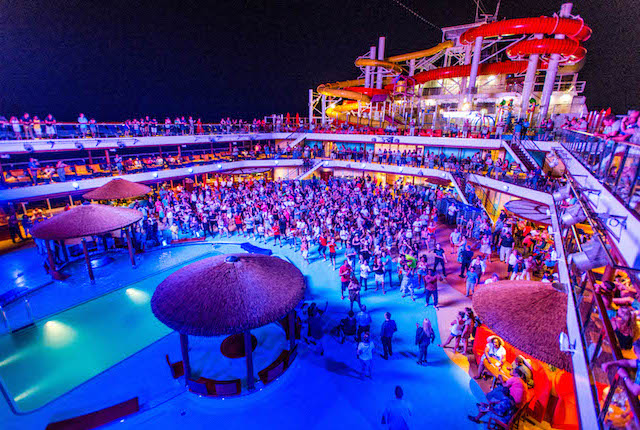 Deck Parties on Carnival Vista Oyster